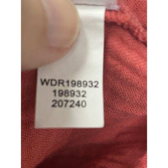 J Jill Pure Jill Maxi Dress Womens Small Organic Cotton Capsule Gauzy Lagenlook - Picture 11 of 12